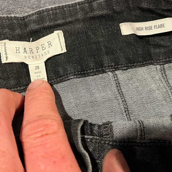 Harper Heritage Charcoal Denim Jeans - Picture 2 of 3